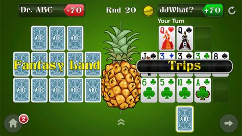 pineapple open face chinese poker|pineapple poker game free.